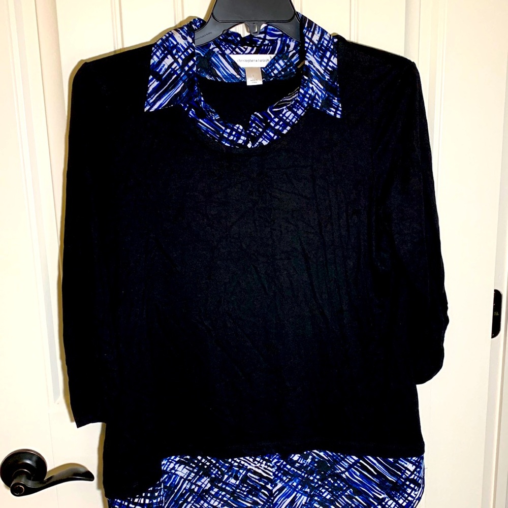 Christopher & Banks Layered look sweater/blouse.